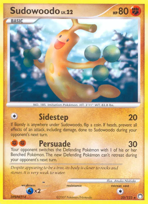 Sudowoodo - Mysterious Treasures 035/123 (Regular)
