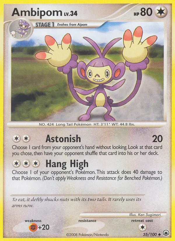 Ambipom - Majestic Dawn 035/100 (Regular)