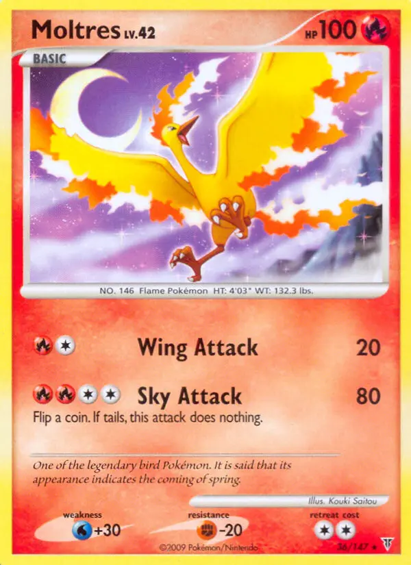 Moltres - Supreme Victors 036/147 (Reverse Holo)