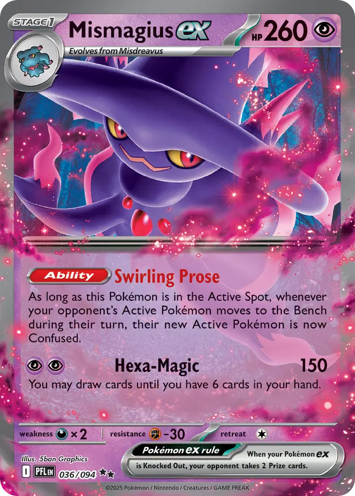 Mismagius ex - Phantasmal Flames 036/094 (Holo)
