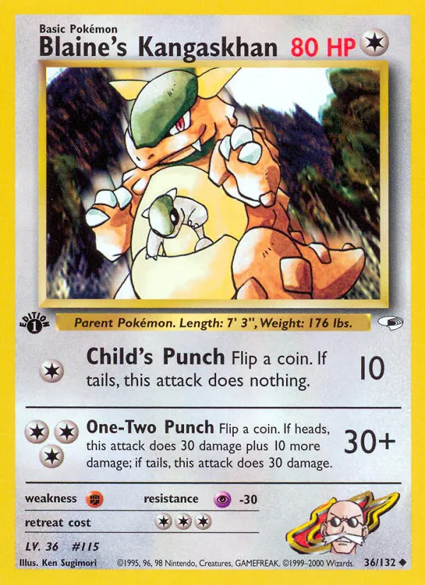 Blaine's Kangaskhan - Gym Heroes 036/132 (Regular)
