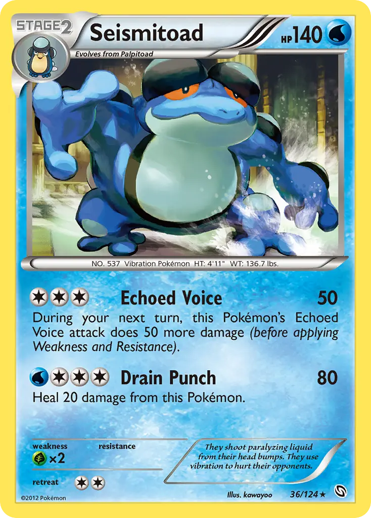 Seismitoad - Dragons Exalted 036/124 (Regular)