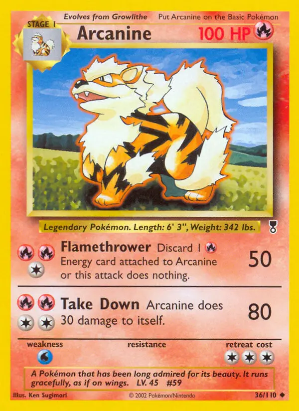 Arcanine - Legendary Collection 036/110 (Regular)