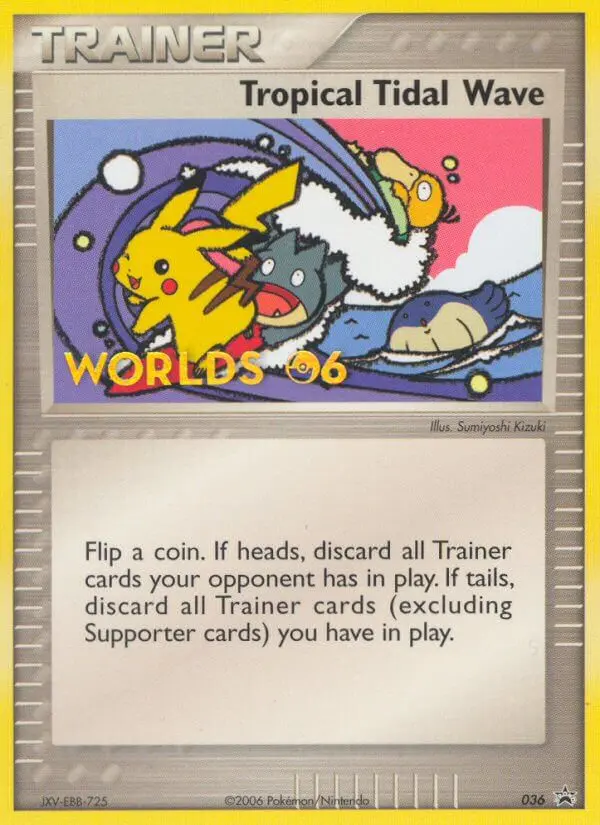 Tropical Tidal Wave - Nintendo Black Star Promos 036/040 (Regular)