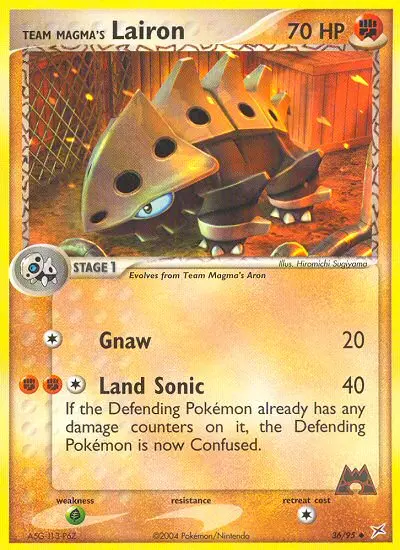 Team Magma's Lairon - Team Magma vs Team Aqua 036/095 (Regular)