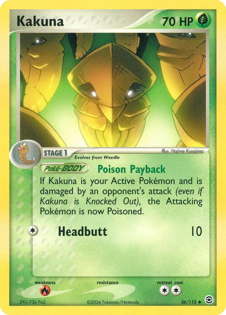Kakuna - FireRed & LeafGreen 036/112 (Regular)