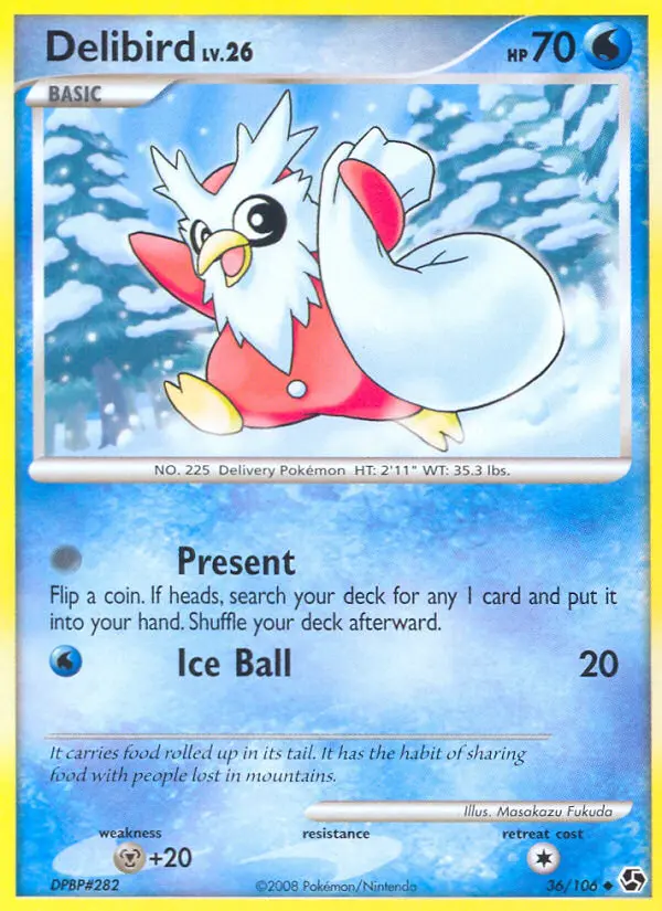 Delibird - Great Encounters 036/106 (Regular)