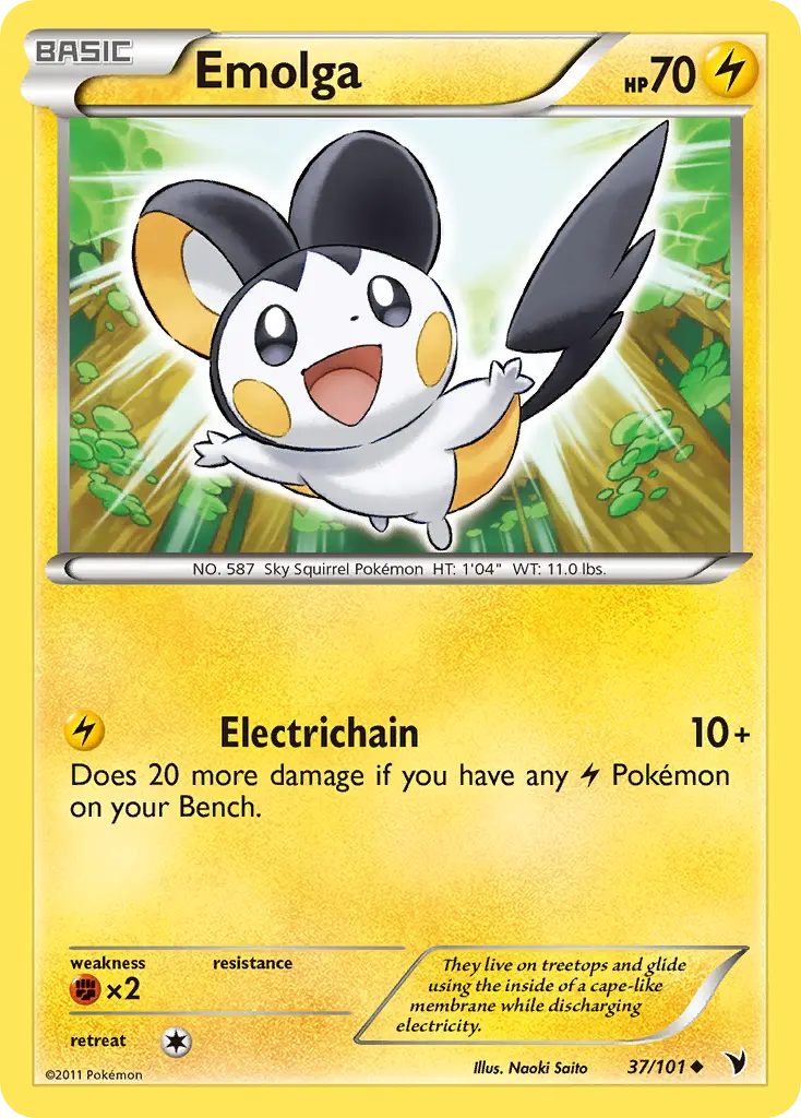 Emolga - Noble Victories 037/101 (Regular)