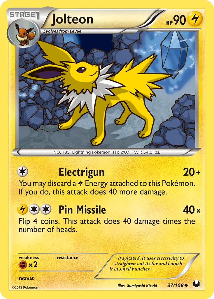 Jolteon - Dark Explorers 037/108 (Regular)