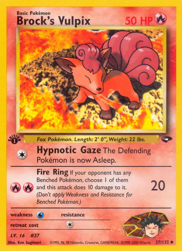 Brock's Vulpix - Gym Challenge 037/132 (Regular)