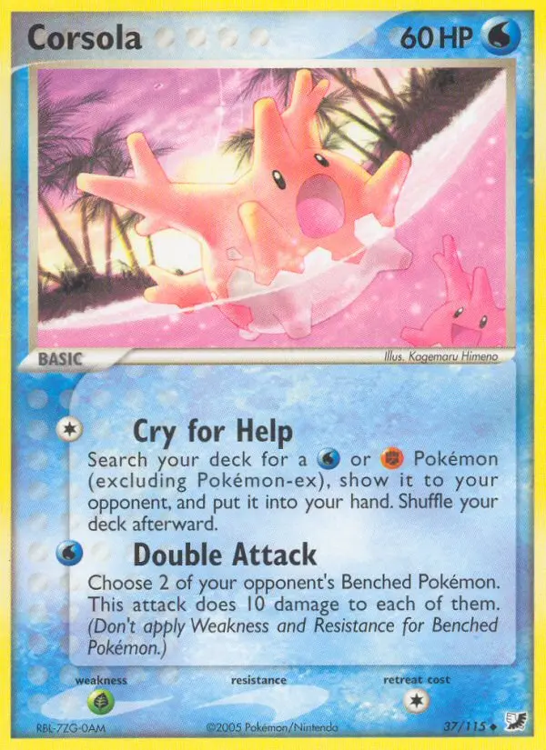 Corsola - Unseen Forces 037/115 (Reverse Holo)