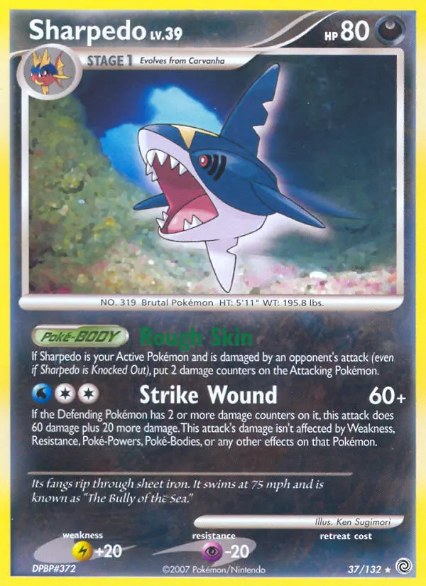 Sharpedo - Secret Wonders 037/132 (Regular)