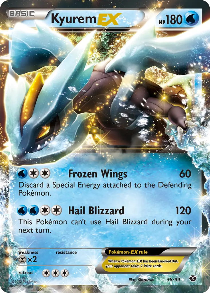Kyurem-EX - Next Destinies 038/099 (Rare Holo EX)