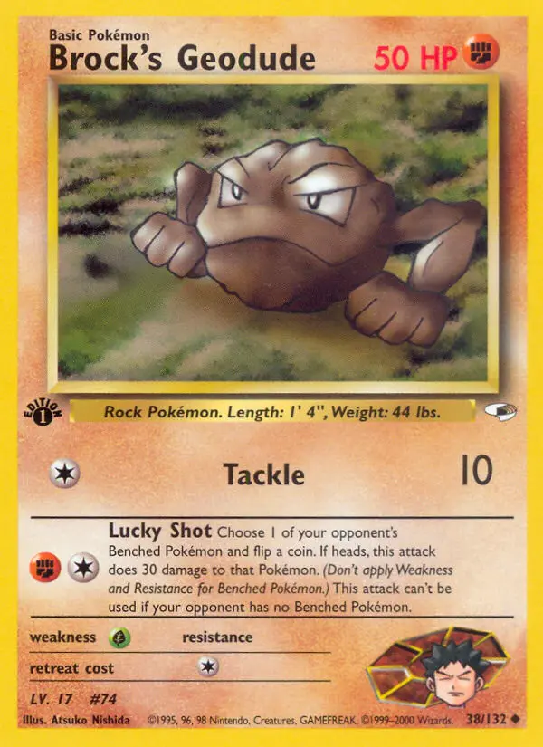 Brock's Geodude - Gym Heroes 038/132 (Regular)