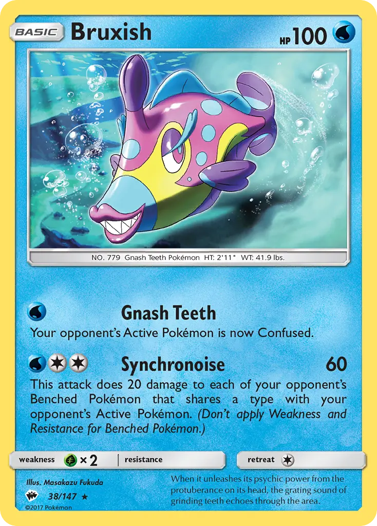 Bruxish - Burning Shadows 038/147 (Regular)