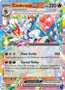 Cinderace ex - Ascended Heroes 038/217 (Holo)