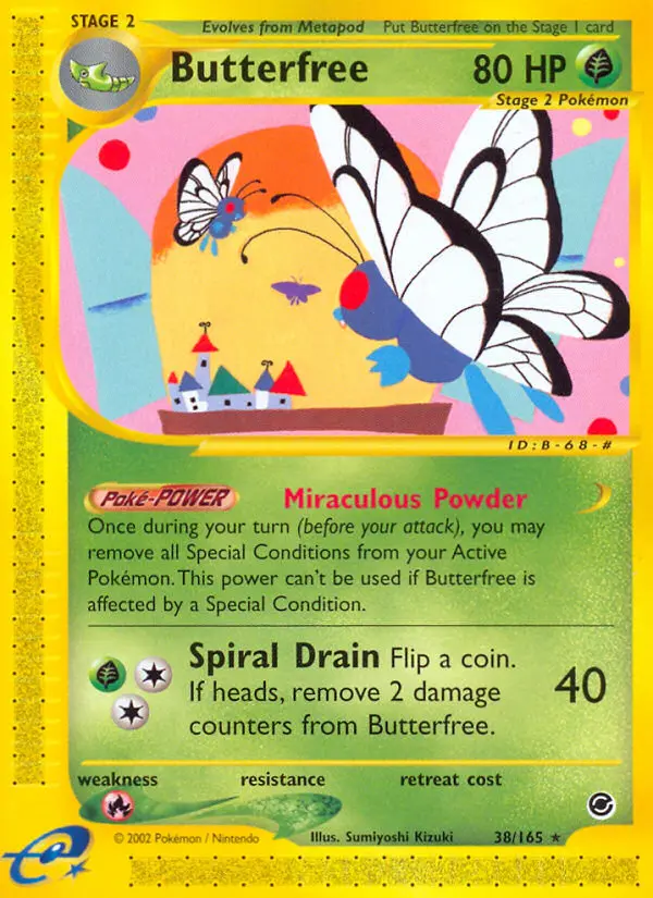 Butterfree - Expedition Base Set 038/165 (Regular)