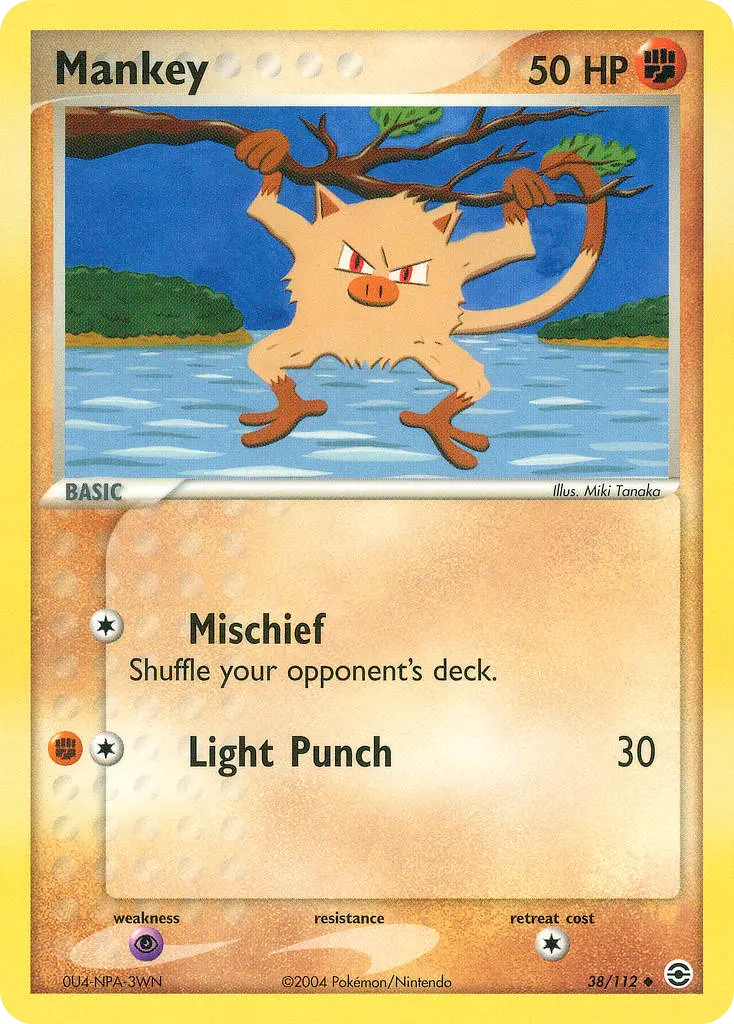 Mankey - FireRed & LeafGreen 038/112 (Regular)