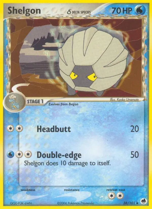 Shelgon δ - Dragon Frontiers 038/101 (Regular)
