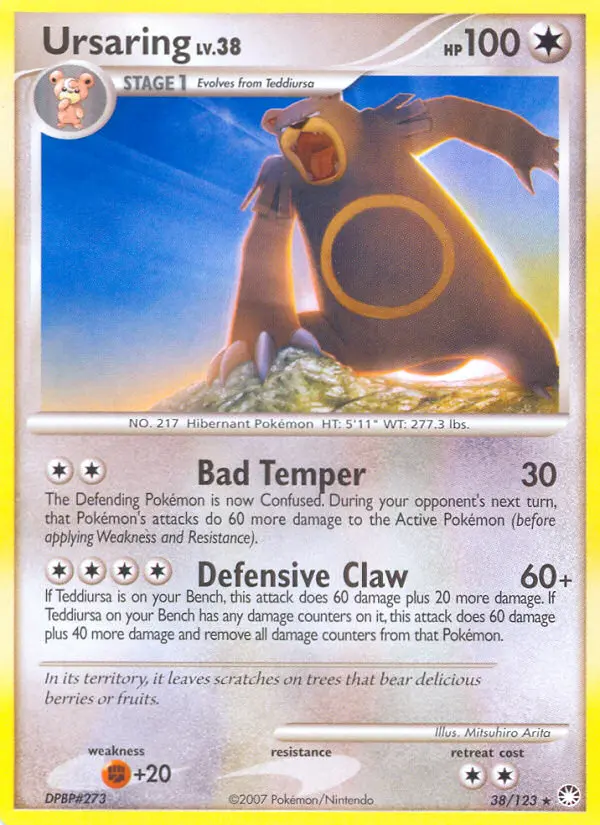Ursaring - Mysterious Treasures 038/123 (Regular)