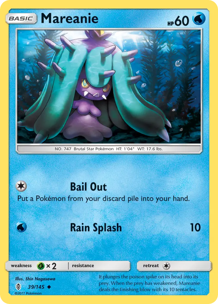 Mareanie - Guardians Rising 039/145 (Regular)
