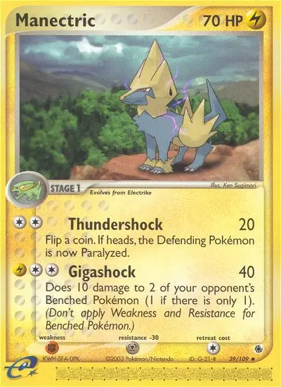 Manectric - Ruby & Sapphire 039/109 (Regular)