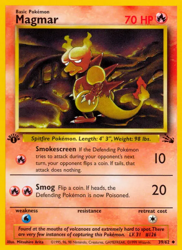 Magmar - Fossil 039/062 (Regular)