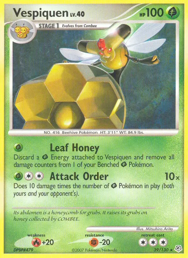 Vespiquen - Diamond & Pearl 039/130 (Regular)