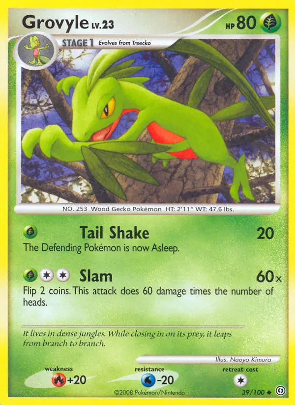 Grovyle - Stormfront 039/100 (Reverse Holo)