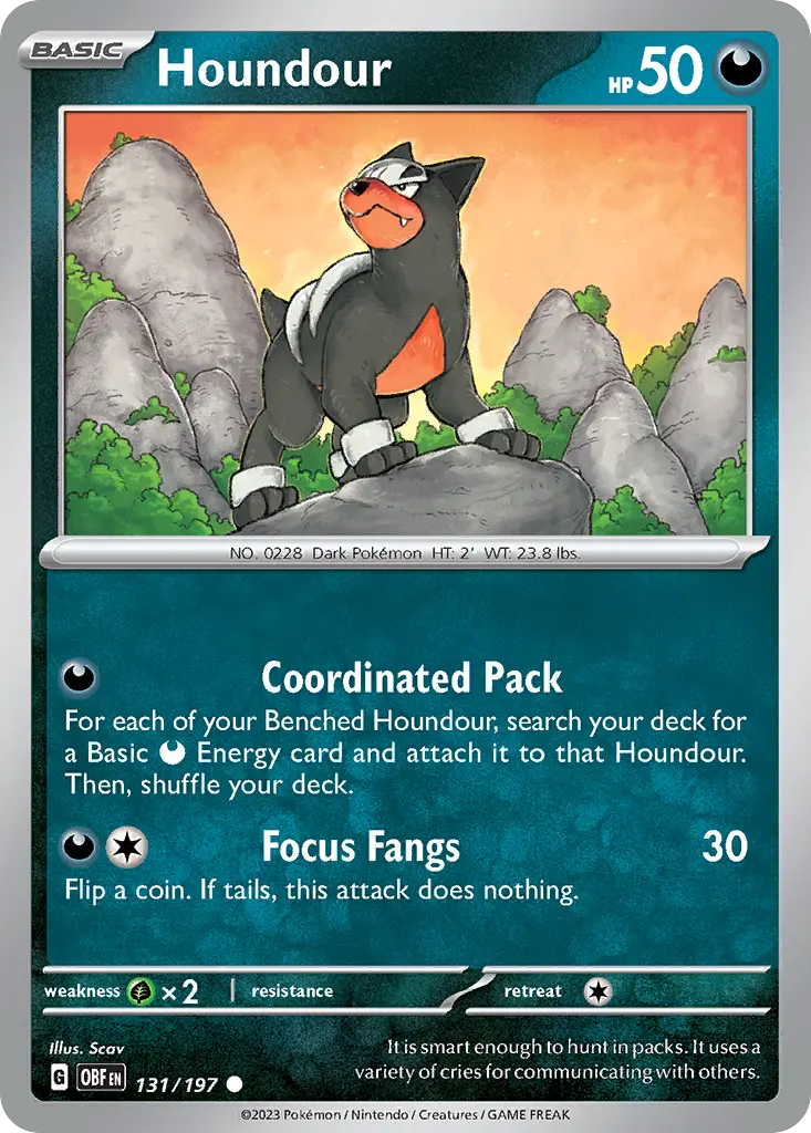 Houndour - Trick or Trade 2024 004/030 (Regular)