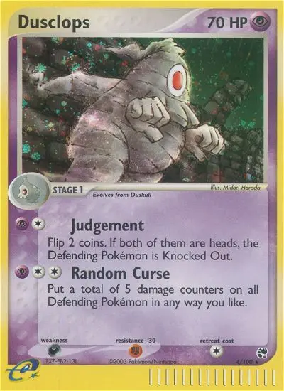 Dusclops - Sandstorm 004/100 (Reverse Holo)
