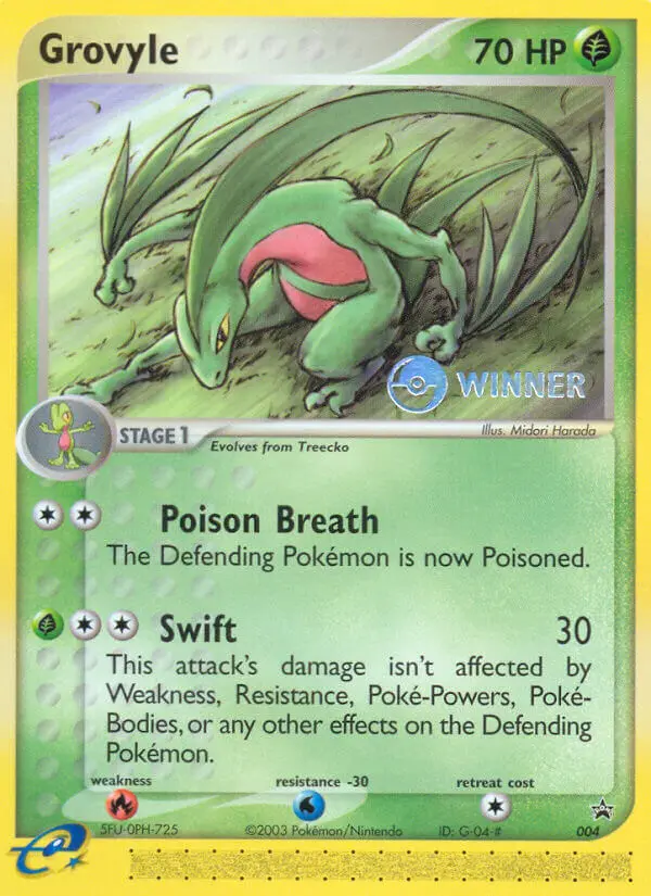 Grovyle - Nintendo Black Star Promos 004/040 (Regular)