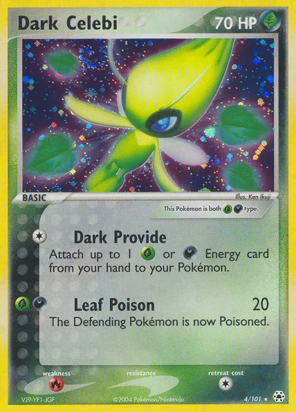 Dark Celebi - Hidden Legends 004/101 (Reverse Holo)