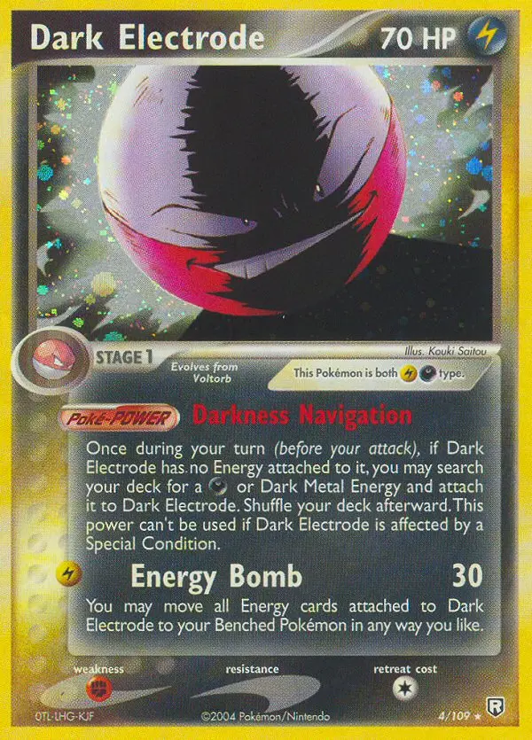 Dark Electrode - Team Rocket Returns 004/109 (Holo)