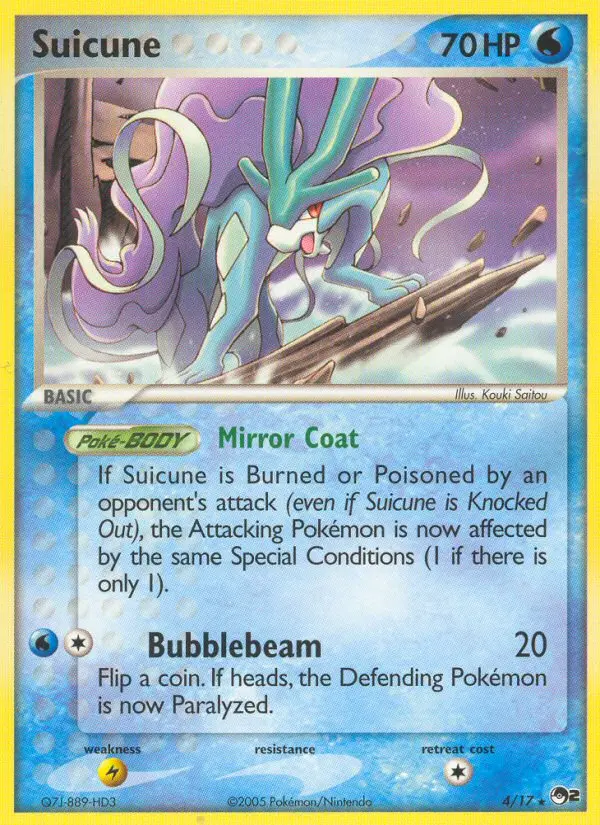 Suicune - POP Series 2 004/017 (Regular)