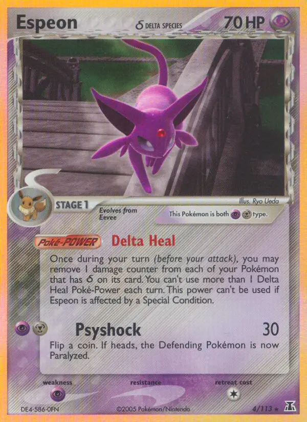 Espeon δ - Delta Species 004/113 (Holo)