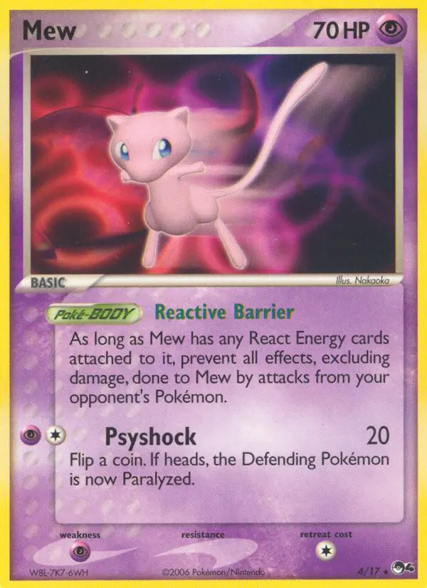Mew - POP Series 4 004/017 (Cosmos Holo)