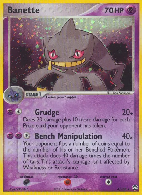 Banette - Power Keepers 004/108 (Reverse Holo)