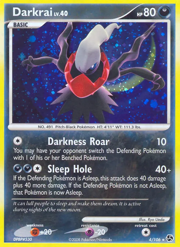 Darkrai - Great Encounters 004/106 (Reverse Holo)