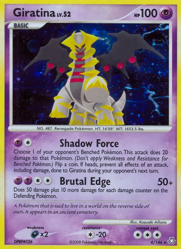 Giratina - Legends Awakened 004/146 (Burger King)