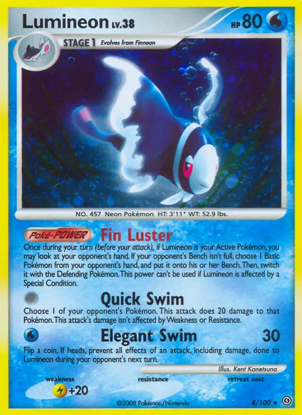 Lumineon - Stormfront 004/100 (Reverse Holo)