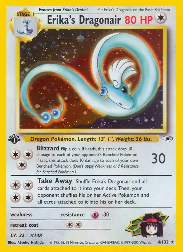 Erika's Dragonair - Gym Heroes 004/132 (Holo)