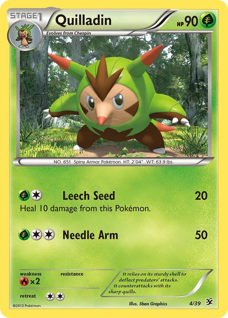 Quilladin - Kalos Starter Set 004/039 (Regular)
