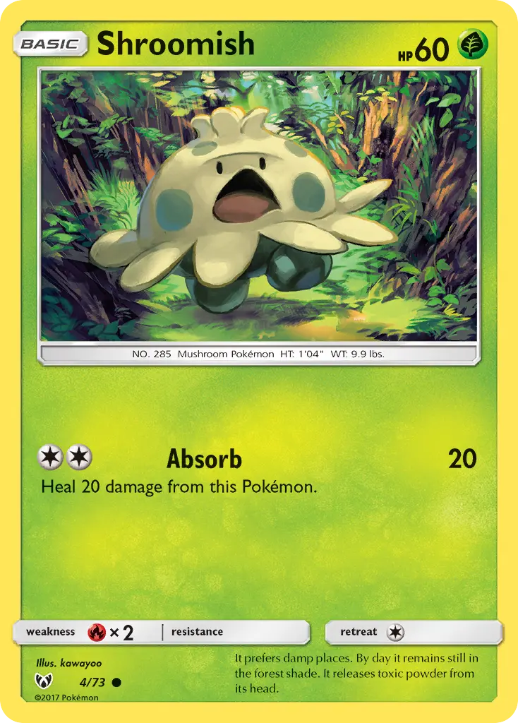 Shroomish - Shining Legends 004/073 (Reverse Holo)