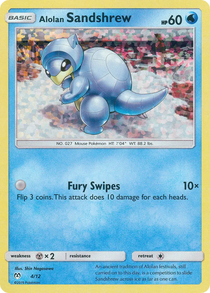 Alolan Sandshrew - McDonald's Collection 2019 004/012 (Holo)