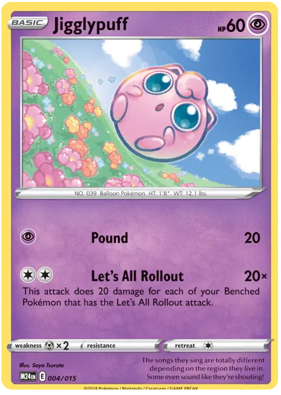 Jigglypuff - McDonald's Collection 2024 004/015 (Regular)