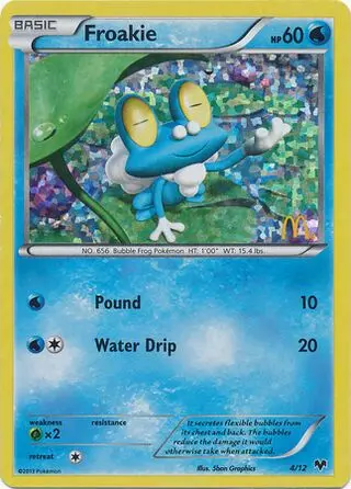 Froakie - McDonald's Collection 2014 004/012 (Holo)