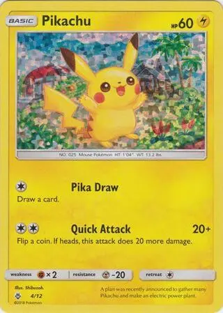 Pikachu - McDonald's Collection 2018 004/012 (Holo)