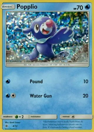 Popplio - McDonald's Collection 2017 004/012 (Holo)
