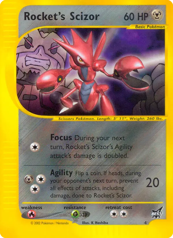 Rocket's Scizor - Best of Game 004/009 (Holo)